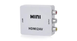 CONVERSOR HDMI F X RCA F   HDMI2AV  ( ENTRA HDMI-SAI AV)