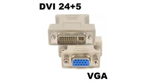 ADAPTADOR DVI MACHO (24+5 )/ VGA FEMEA