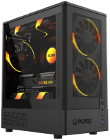GABINETE GAMER PCYES KAURI BLACK VULCAN - GKRIBV