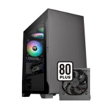 GABINETE GAMER THERMALTAKE TT S100TG MICRO CASE TEMP.GLASS BLK 600W WHT CA-3Q9-60S1WZ-00