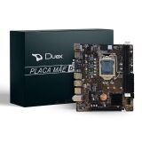 PLACA MÃE DUEX DX H61ZG M2 M.2/DDR3/HDMI/VGA/USB2.0 LGA 1155