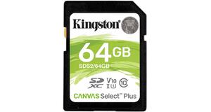 CARTAO SD KINGSTON 64.0GB CLASSE 10 CANVAS SELECT