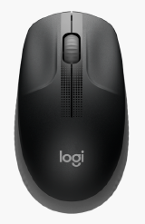 MOUSE OPTICO SEM FIO M190 PRETO/CINZA LOGITECH