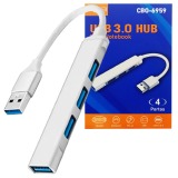 HUB USB 3.0 4 PORTAS