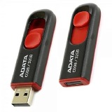 PENDRIVE 32GB ADATA AC008 PRETOVERMELHO AC00832GRKD