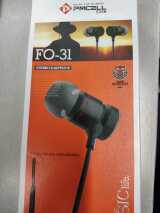 FONE DE OUVIDO PMCELL FO-31 C/ MICROFONE PRETO
